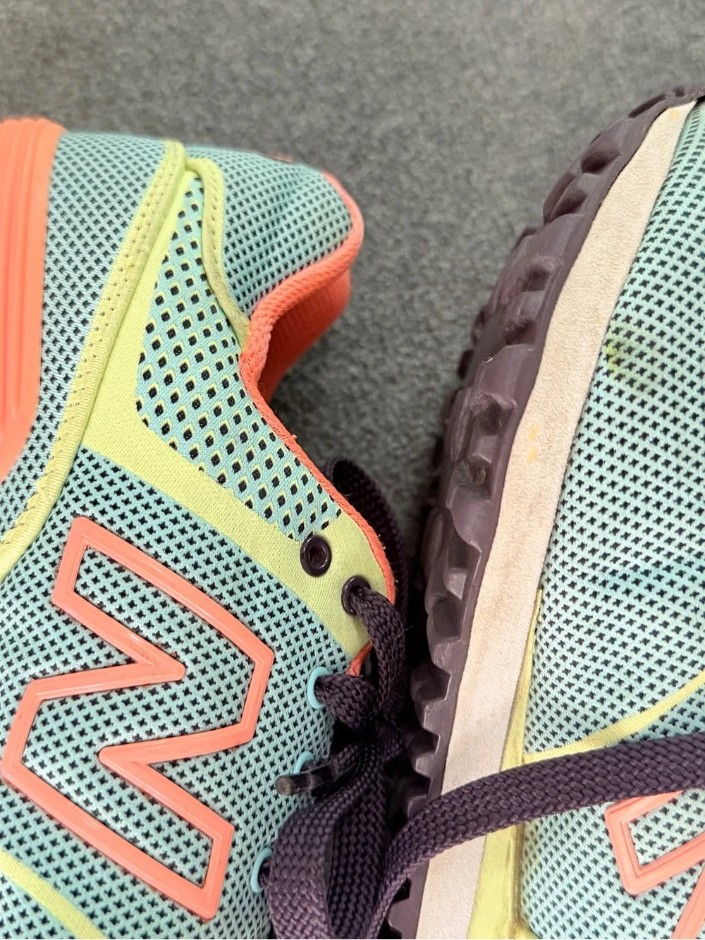 New Balance 574 Woven Running sneakers Teal Women 6.5 | UK 4 | retro colors
